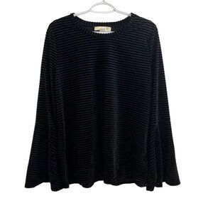 Michael Kors Black Sheer Top - XL - Flowy